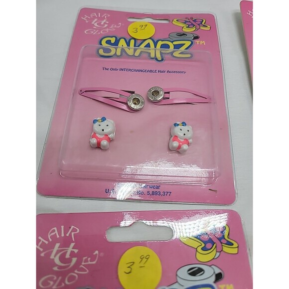Lot Of 6 New SNAPZ  Vintage Swappable Snap in Hair Accessories Vintage Tom Jerry - Picture 4 of 14